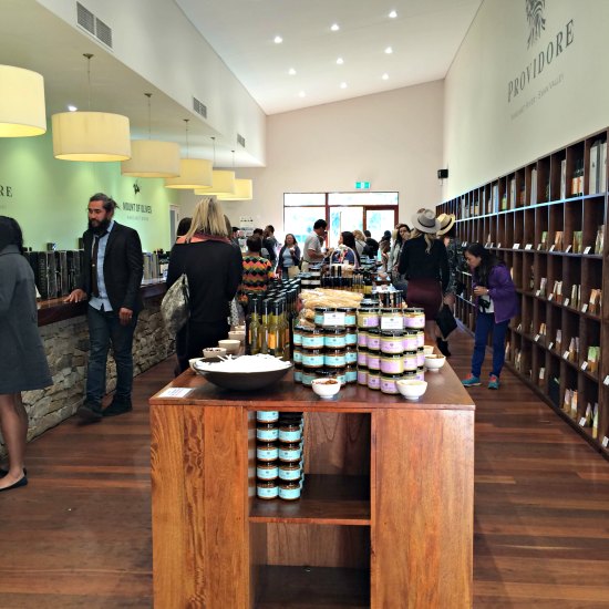 There are plenty of sample tastings on offer at Providore. 